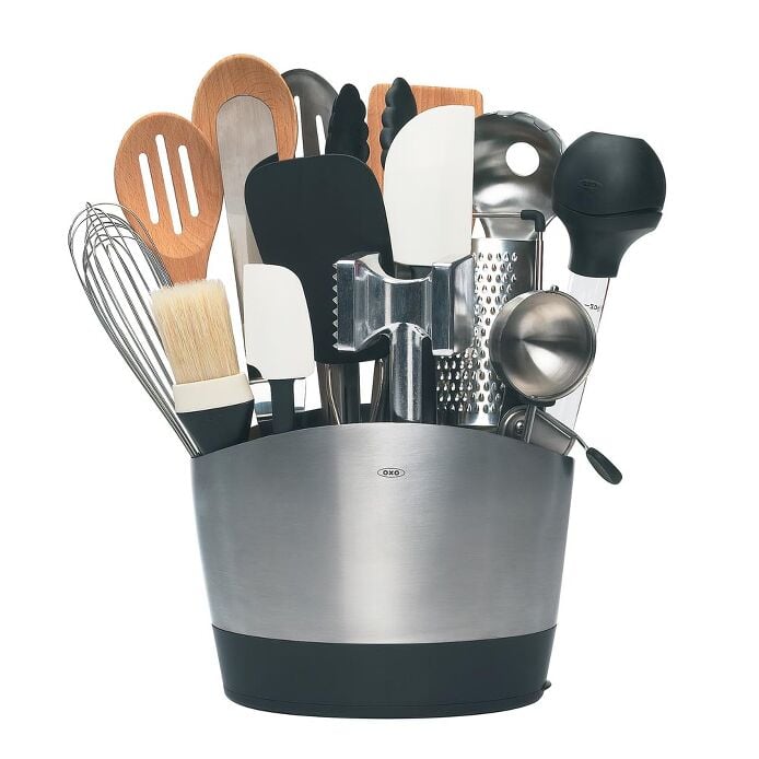 Stainless Steel Utensil Holder - Image 3