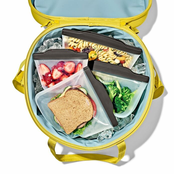 Outdoor Silicone Reusable Stand Up Bag Quart (32 oz) - Image 8