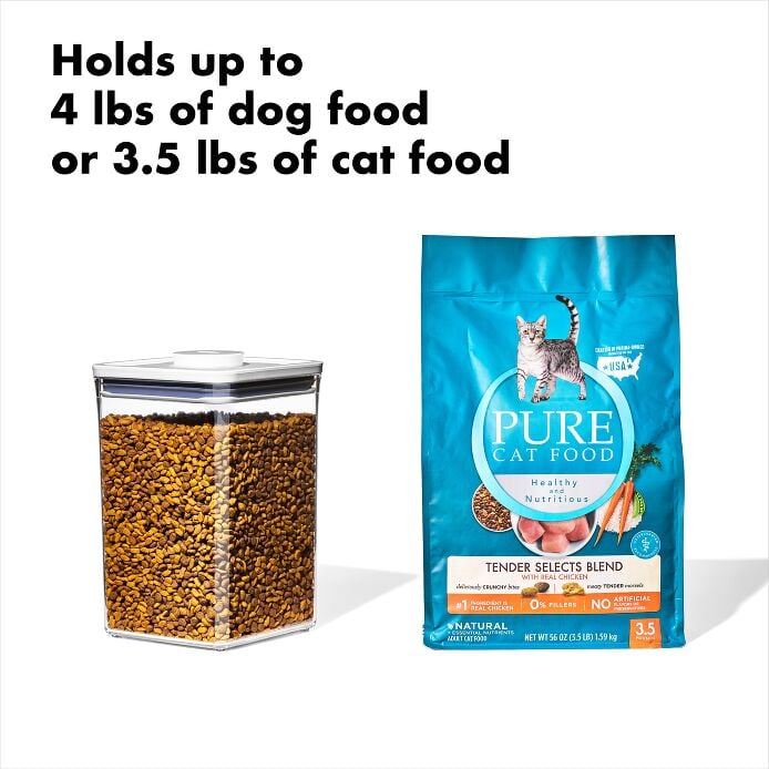 OXO Good Grips Pet POP Container – 4.4 Qt/4.2 L with Scoop - Image 3