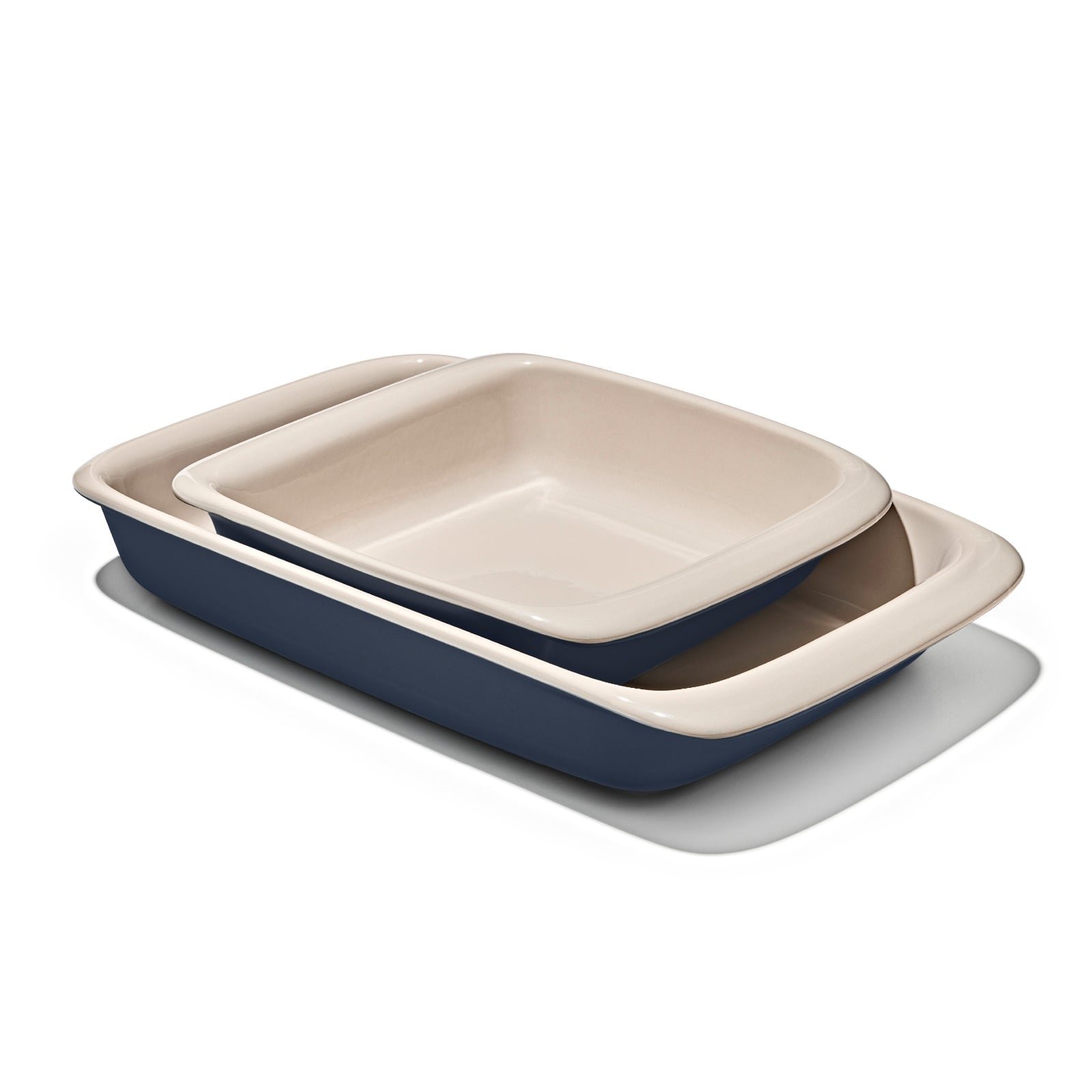 2 Qt Square Stoneware Baking Dish - Storm Blue - Image 3