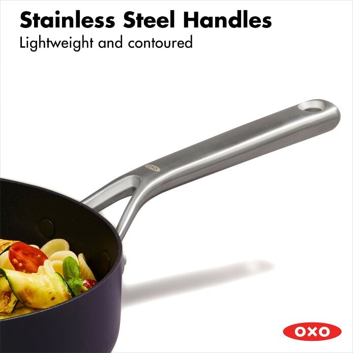 Ceramic Professional Non-Stick 3-Quart Sauté Pan with Lid - Image 4