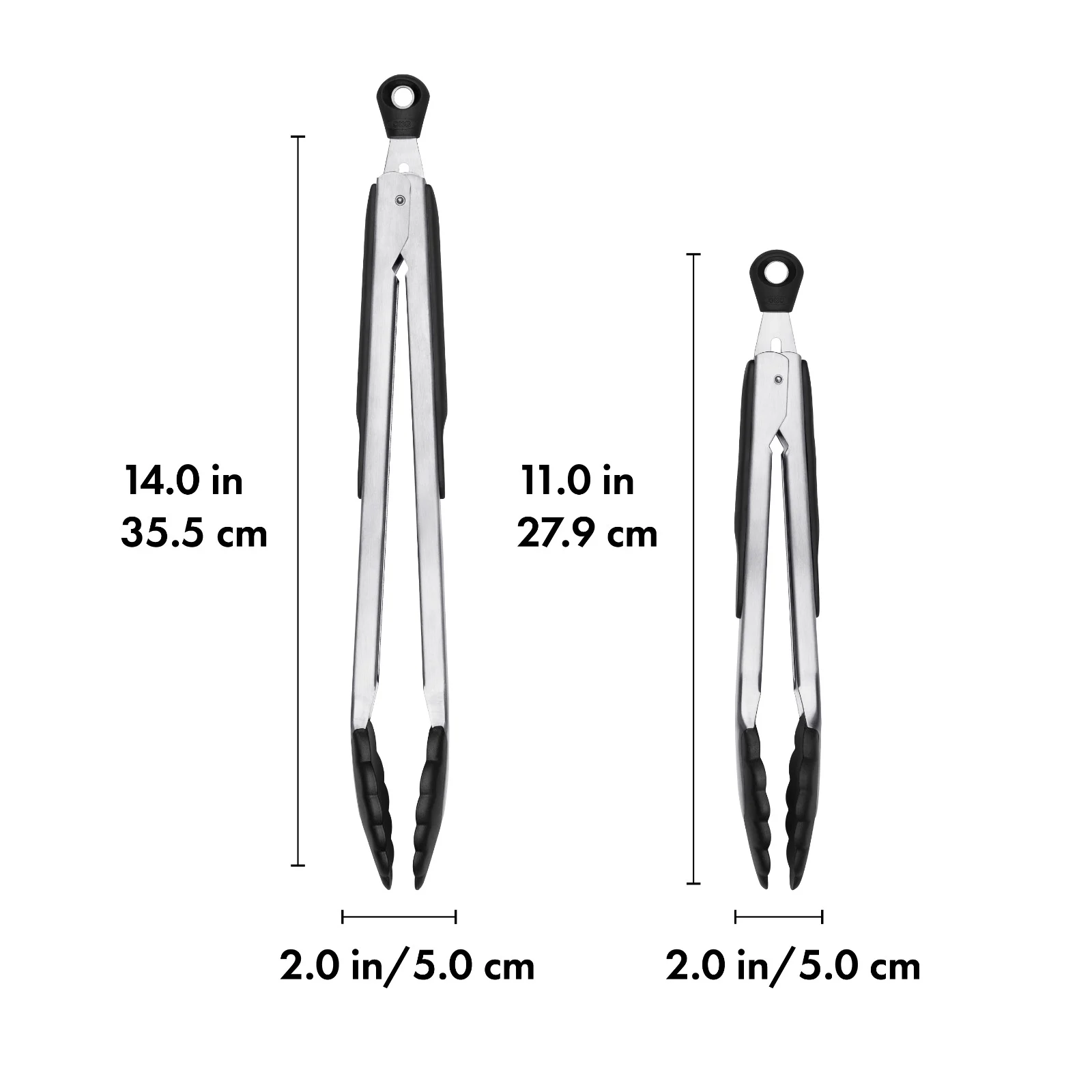 2-Piece Tongs with Nylon Heads Set - Image 2