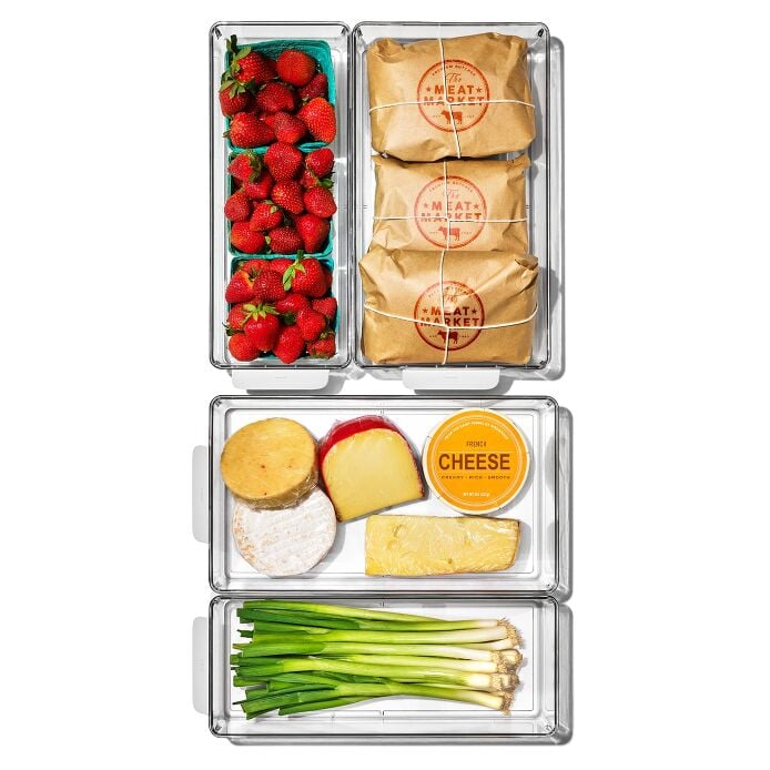 4 Piece Refrigerator Storage Bin Starter Set - Image 4