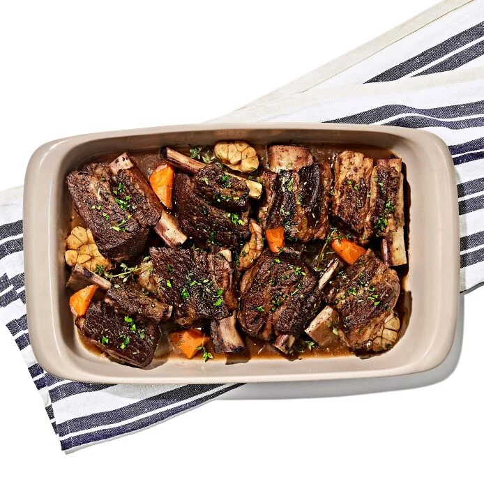 3 Qt Rectangular Stoneware Baking Dish - Storm Blue - Image 4