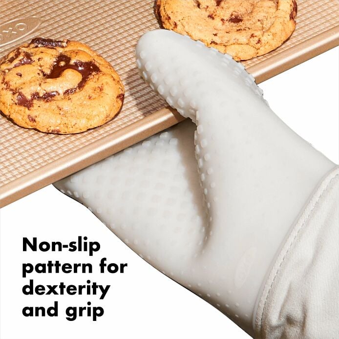 Silicone Oven Mitt - Oat - Image 2