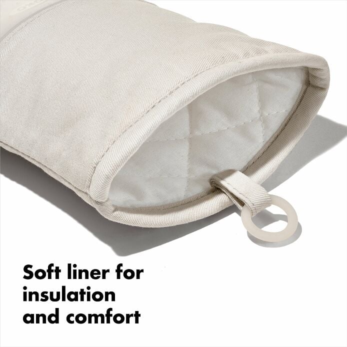 Silicone Oven Mitt - Oat - Image 5