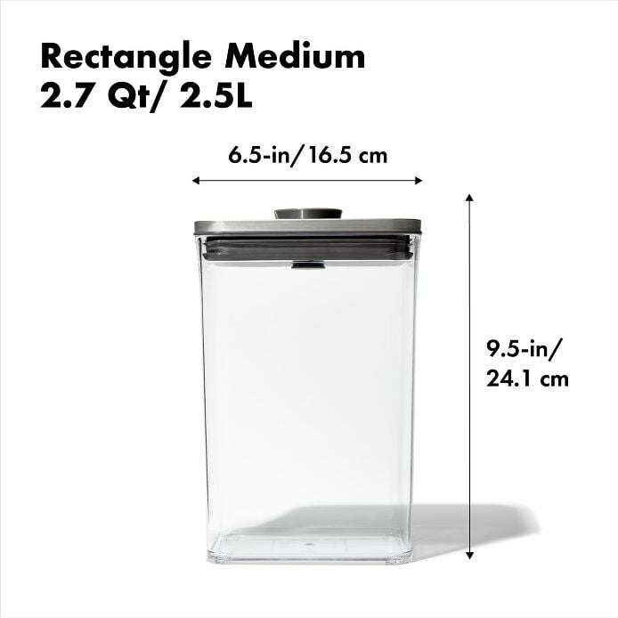 POP Container - Rectangle Medium (2.7 Qt) - Steel - Image 6
