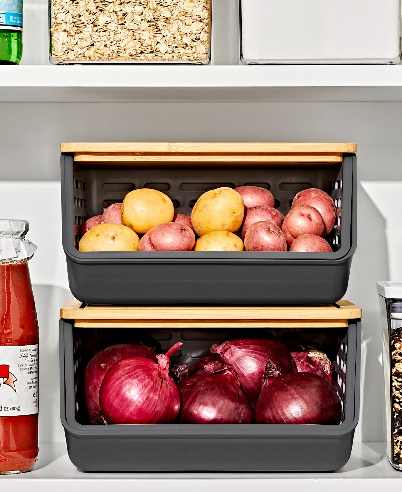 Produce Saver - Root Vegetable Bin with Lid - Image 6