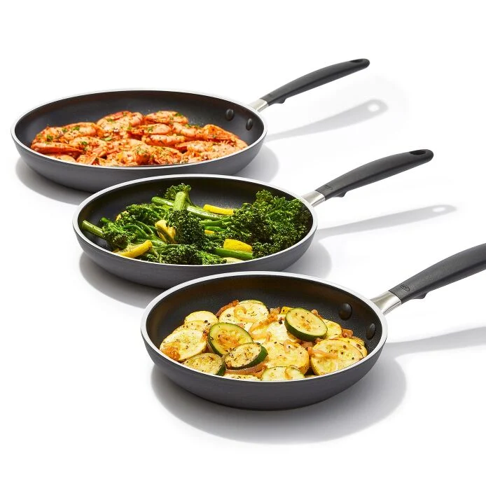 OXO Stainless Steel Everyday 3-Piece Frying Pan Set - Image 2