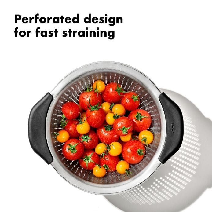 Stainless Steel 3 qt./ 2.8L Colander - Image 4