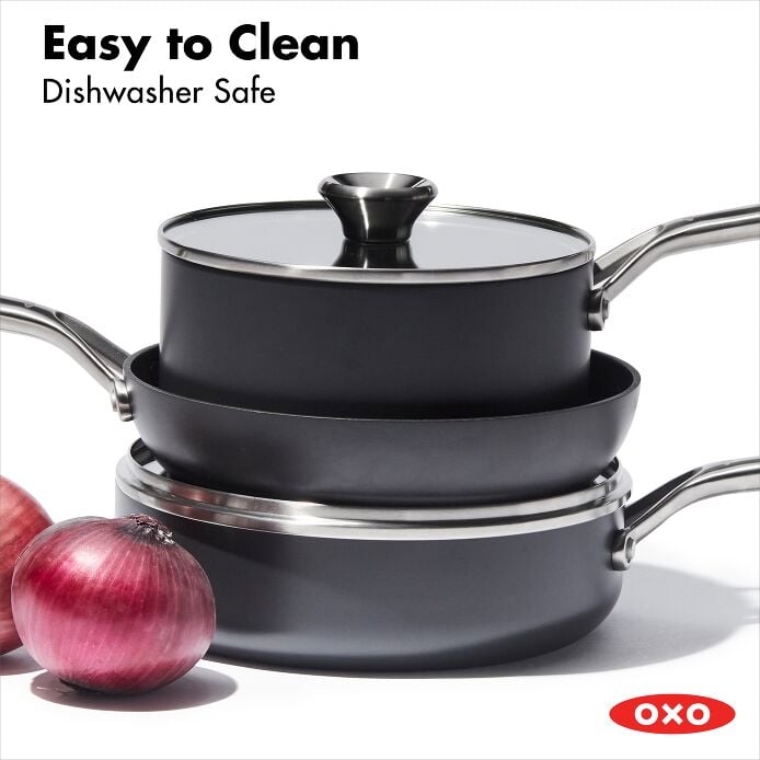 OXO Ceramic Professional Non-Stick 5-Piece Cookware Set - Image 8