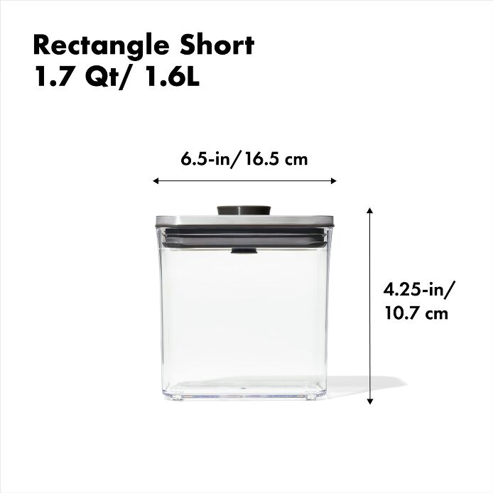 POP Container - Rectangle Short (1.7 Qt) - Steel - Image 7