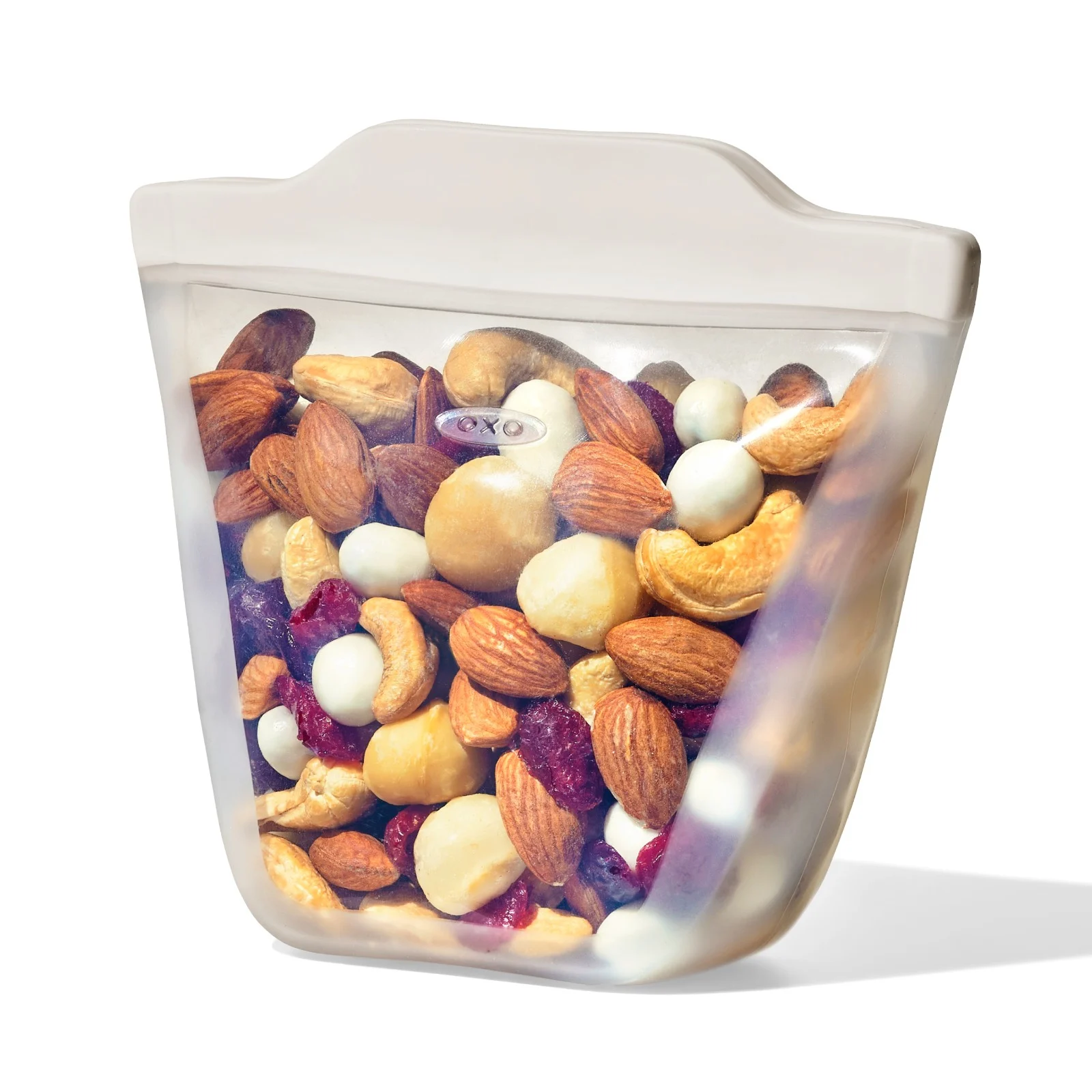 Silicone Reusable Bag - Stand-Up Cup (8 oz) - Oat - Image 2