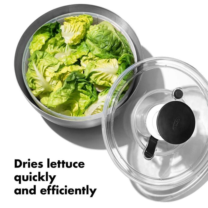 Steel Salad Spinner - Image 6