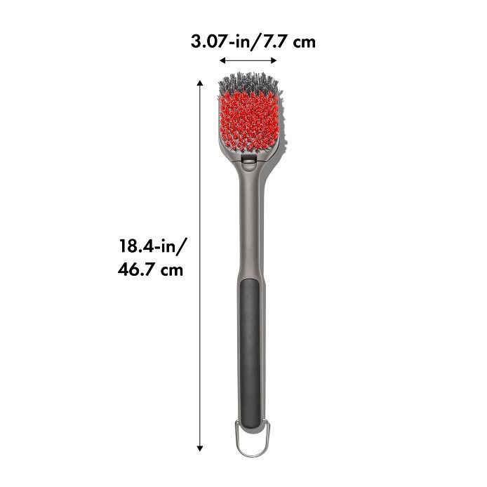 OXO Good Grips Nylon Grill Brush for Cold Cleaning - Image 2