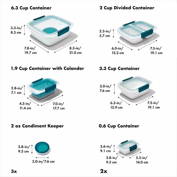 Prep & Go 20-Piece Container Set - Image 6