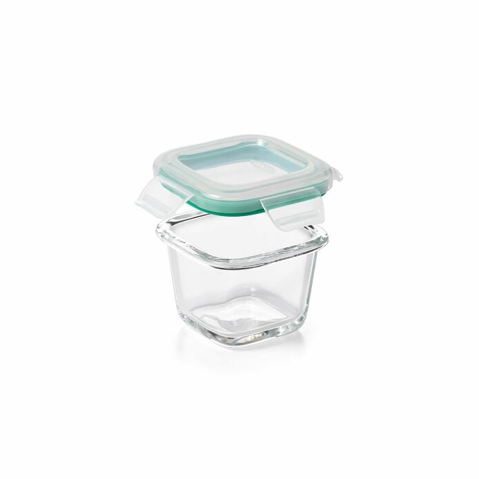 4 Piece Smart Seal Glass Mini Square Container Set - Image 3