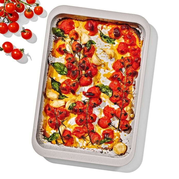 Non-Stick Pro Ceramic Coated Metal Bakeware Quarter Sheet Pan - Biscuit - Image 7