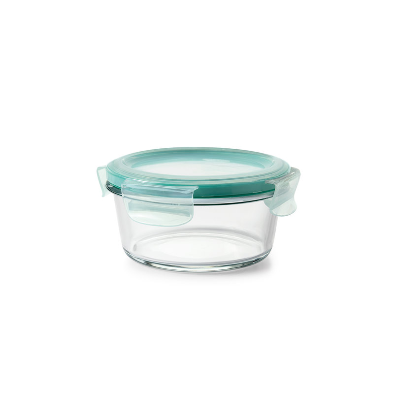 2 Cup Smart Seal Glass Round Container