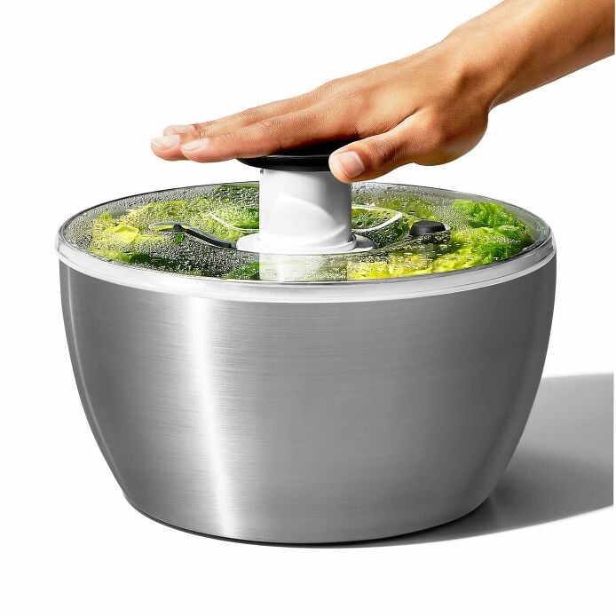 Steel Salad Spinner - Image 3