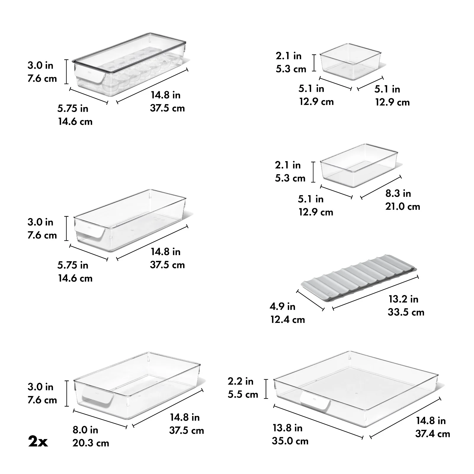 8 Piece Refrigerator Organization Set - Image 14