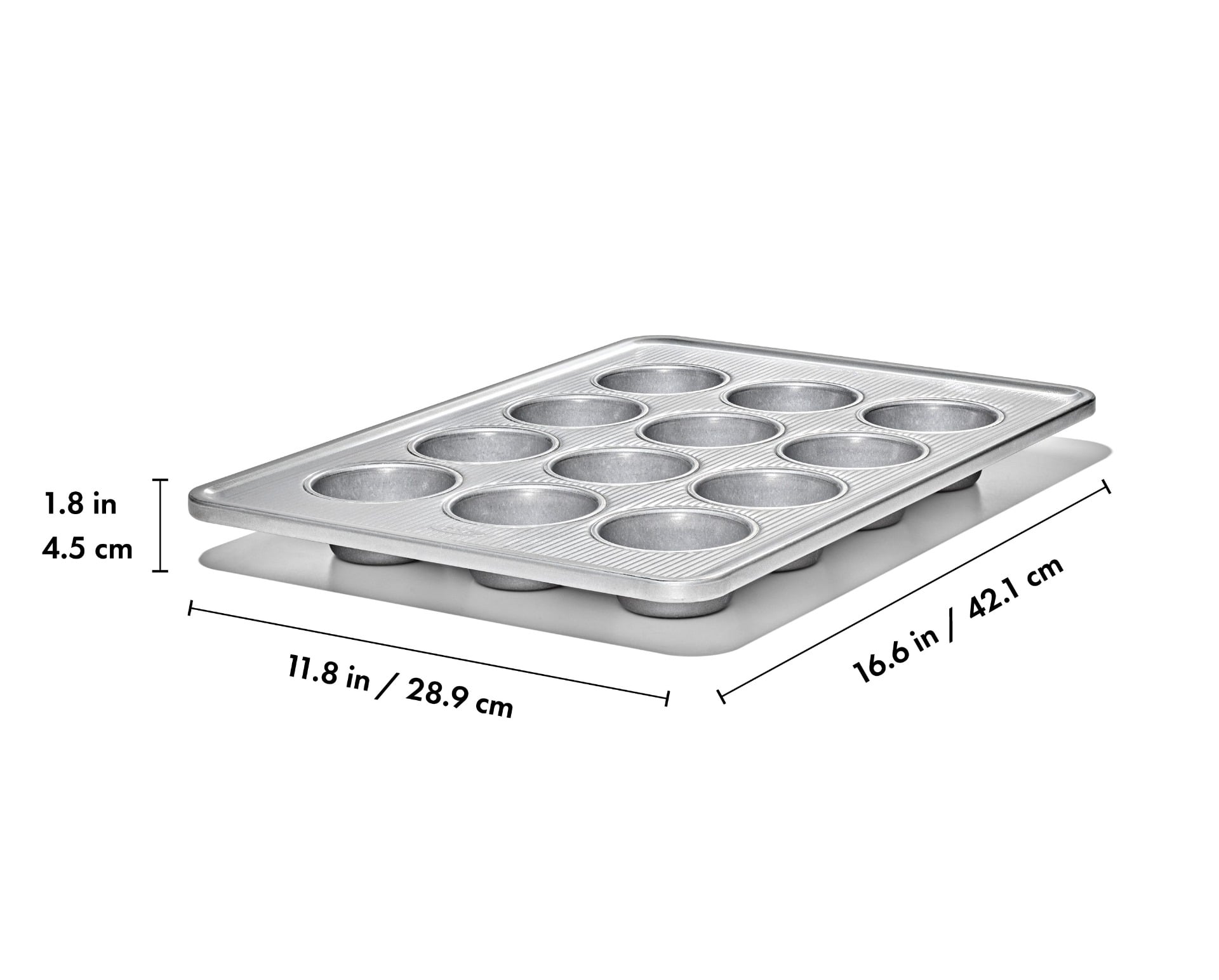 Non-Stick Pro Clear Coated 12 Cup Muffin Pan - Image 6
