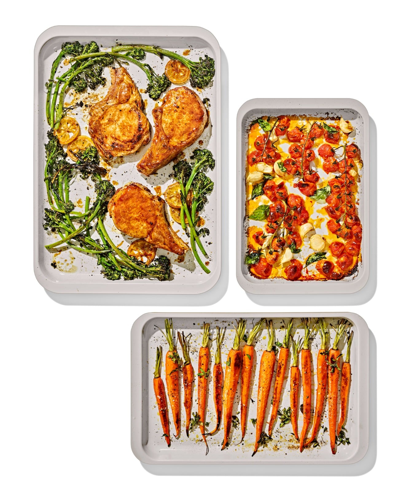 Non-Stick Pro Ceramic Coated Metal Bakeware 3Pc Set - Storm Blue - Image 4
