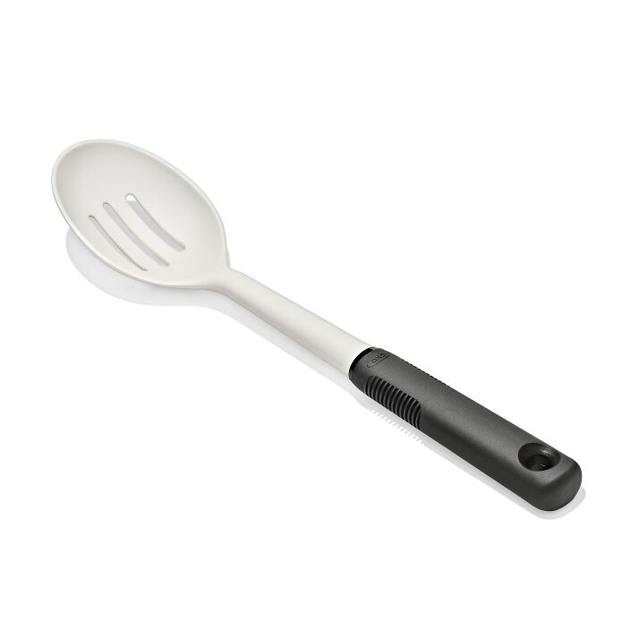 OXO Good Grips Nylon Slotted Spoon — Oat - Image 2