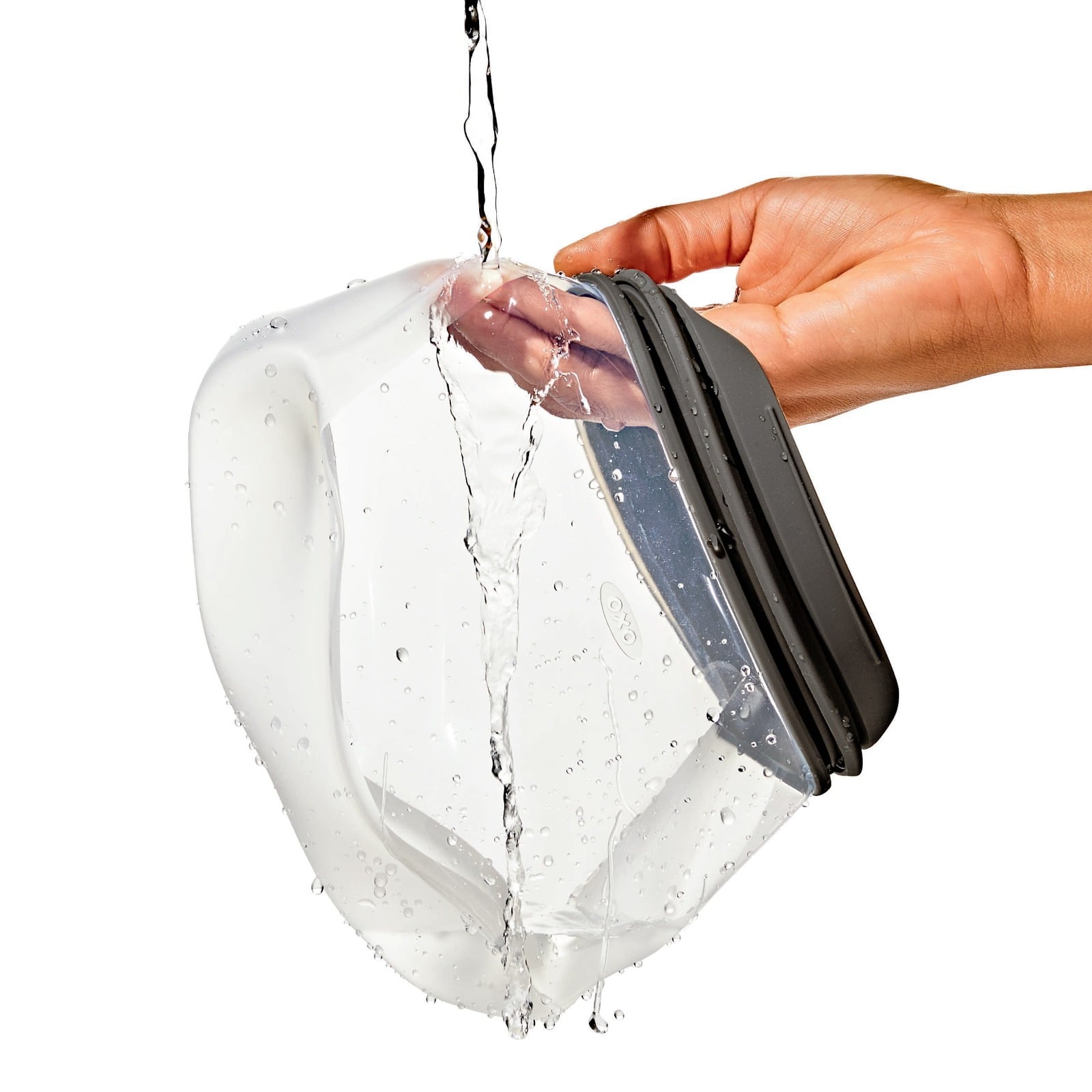 Outdoor Silicone Reusable Stand Up Snack Bag (12 oz) - Image 5