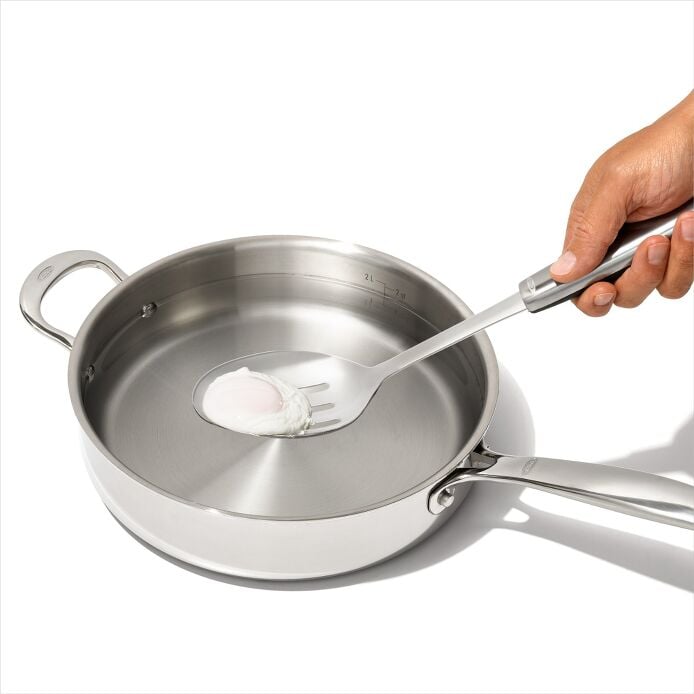 OXO Steel Slotted Cooking Spoon - Image 4