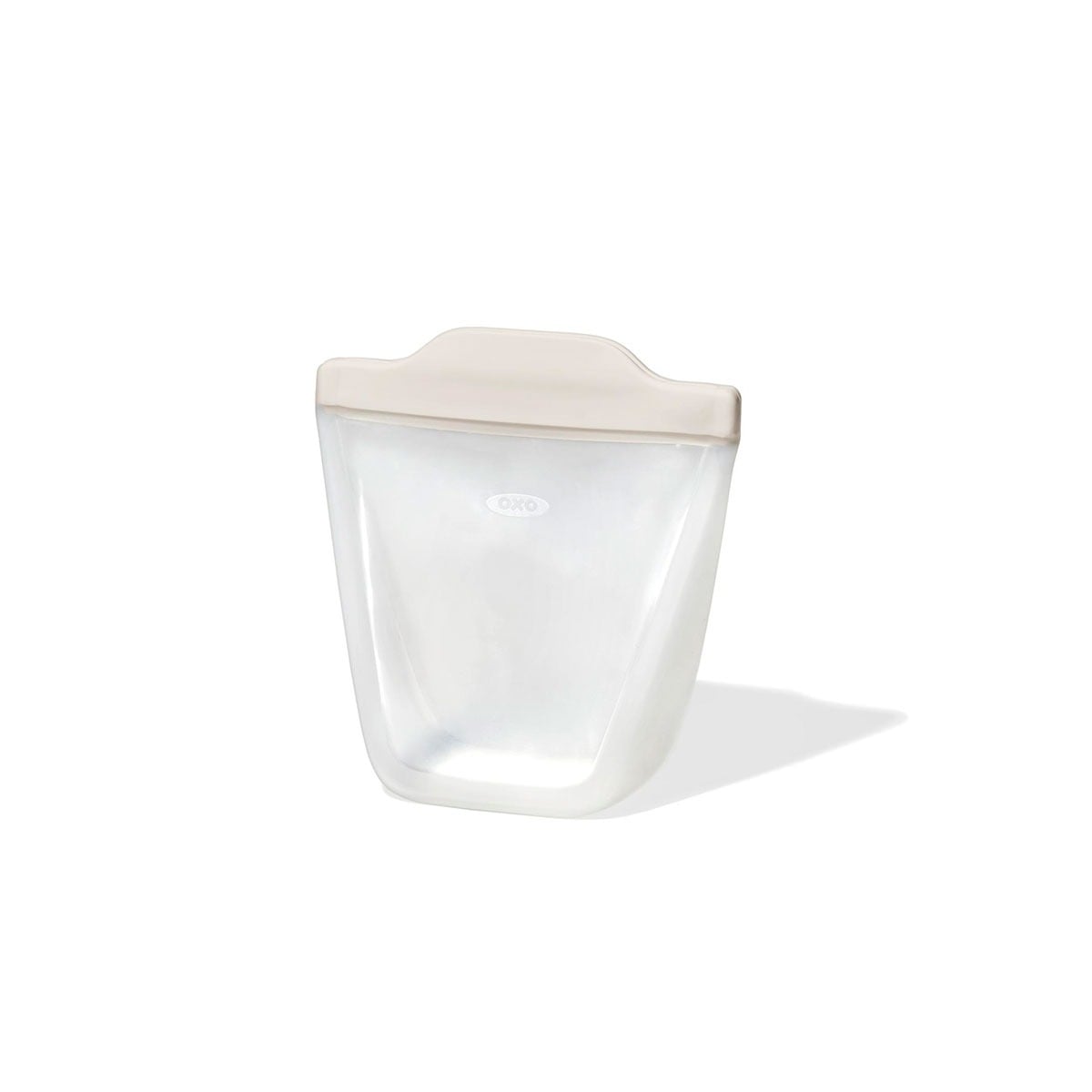 Silicone Reusable Bag - Stand-Up Cup (8 oz) - Oat - Image 3