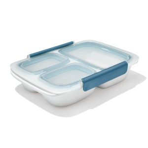 Prep & Go 4.1-Cup Divided Container - Ocean Blue