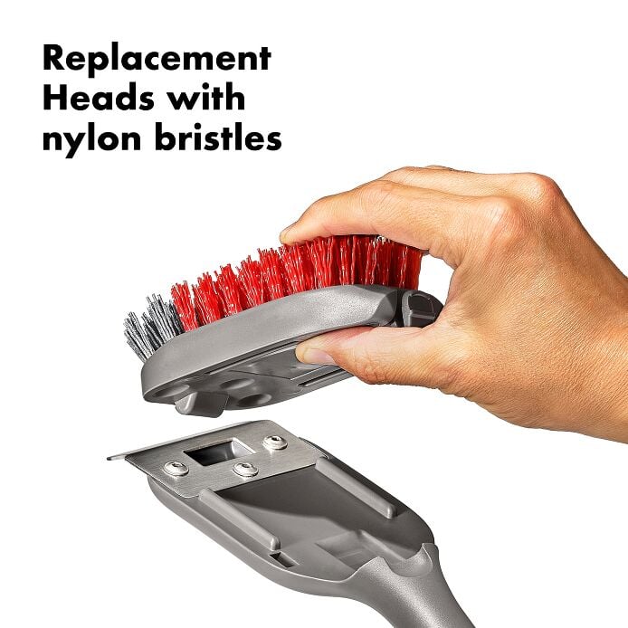 OXO Good Grips Nylon Grill Brush for Cold Cleaning Replacement Heads - Image 3