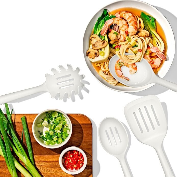 OXO Good Grips Nylon Slotted Spoon — Oat - Image 5