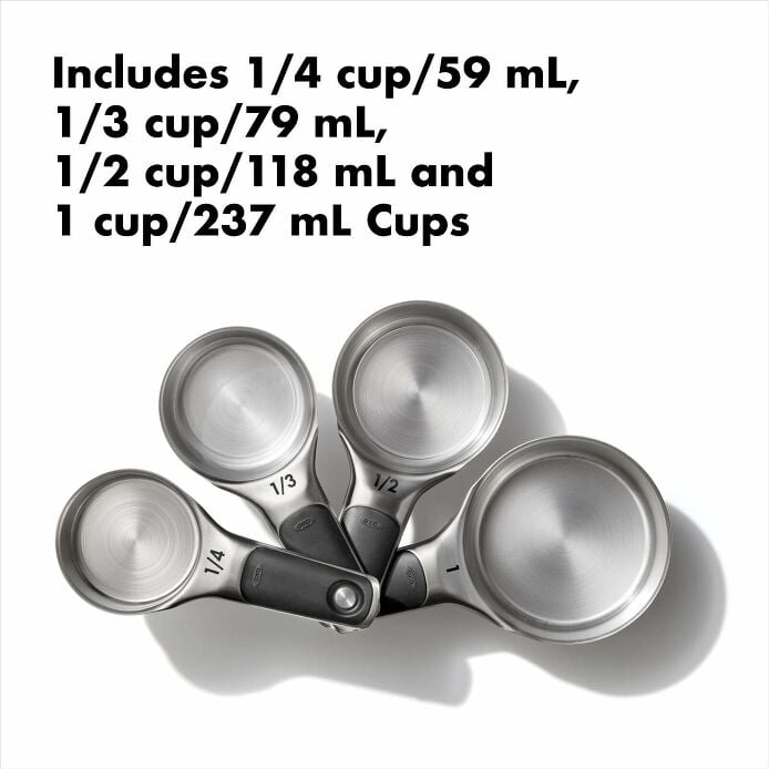 Stainless Steel Measuring Cups and Spoons Set - Image 4
