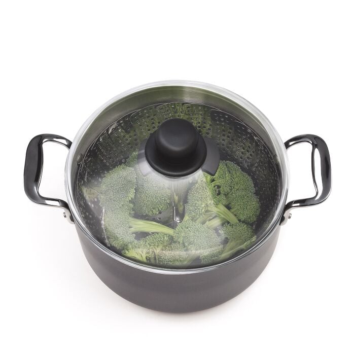 Stainless Steel Steamer with Extendable Handle - Image 4
