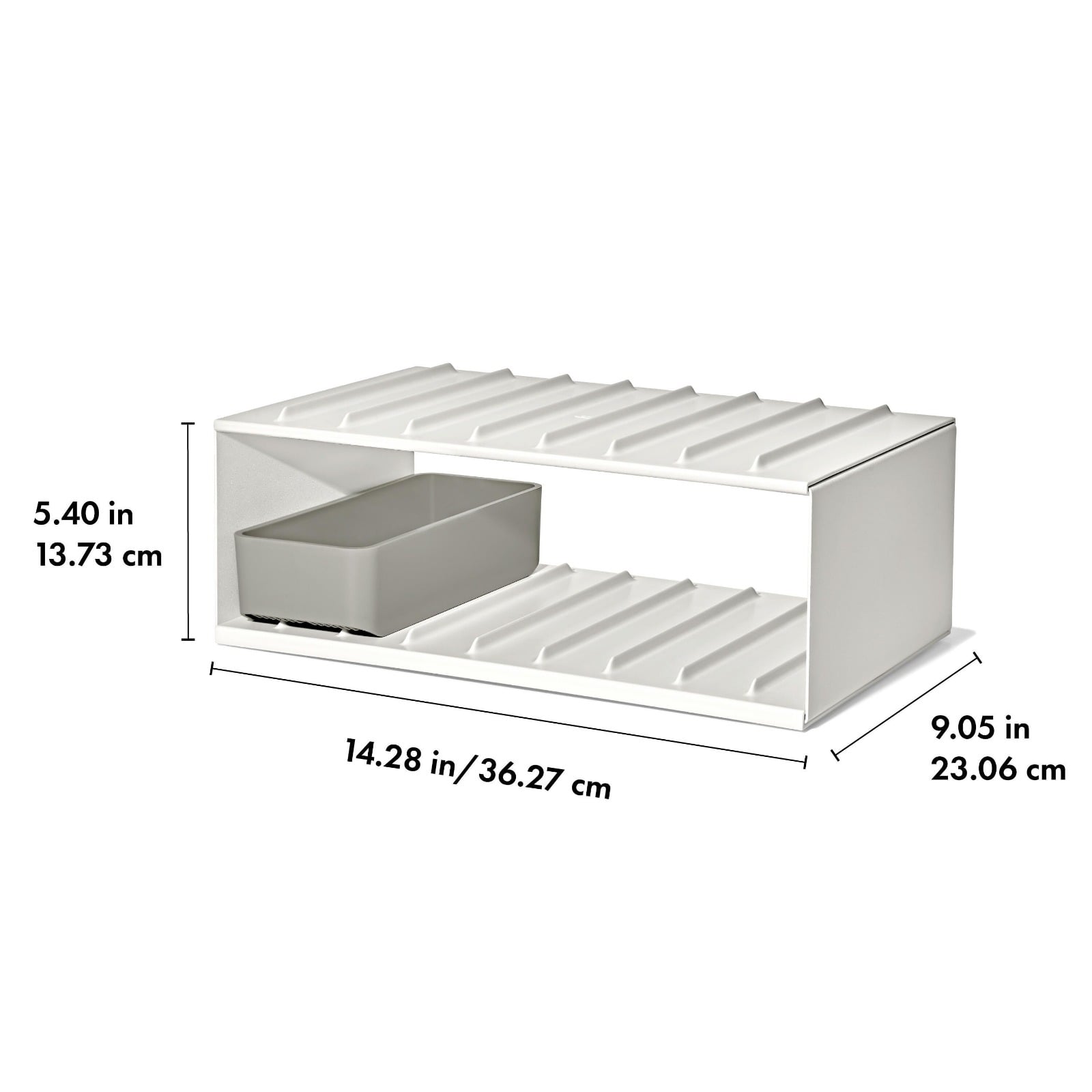 Water Bottle Organizer with Accessory Bin - Image 6