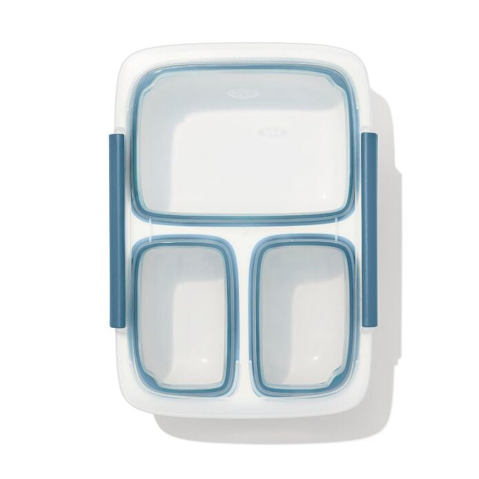 Prep & Go 4.1-Cup Divided Container - Ocean Blue - Image 6