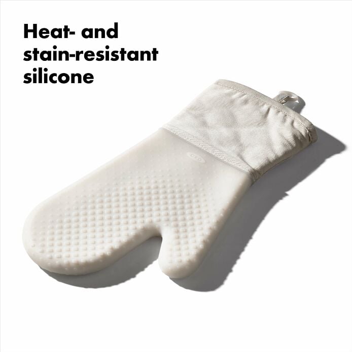 Silicone Oven Mitt - Oat - Image 4