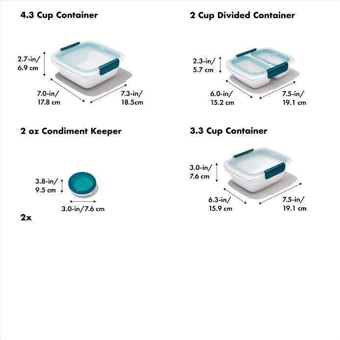 Prep & Go 10-Piece Container Set - Image 2