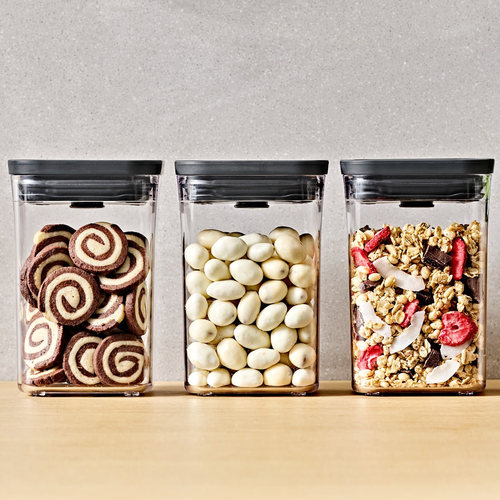 3-Piece POP Container Set - Matte Black - Image 4