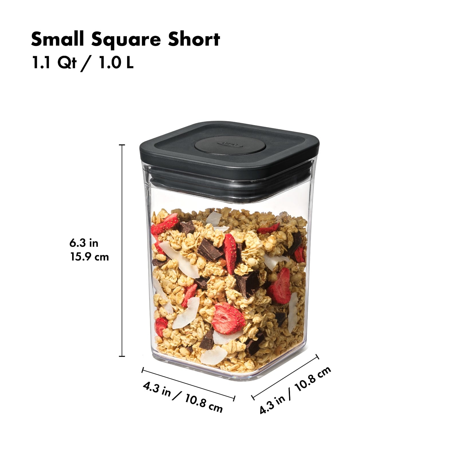 3-Piece POP Container Set - Matte Black - Image 5