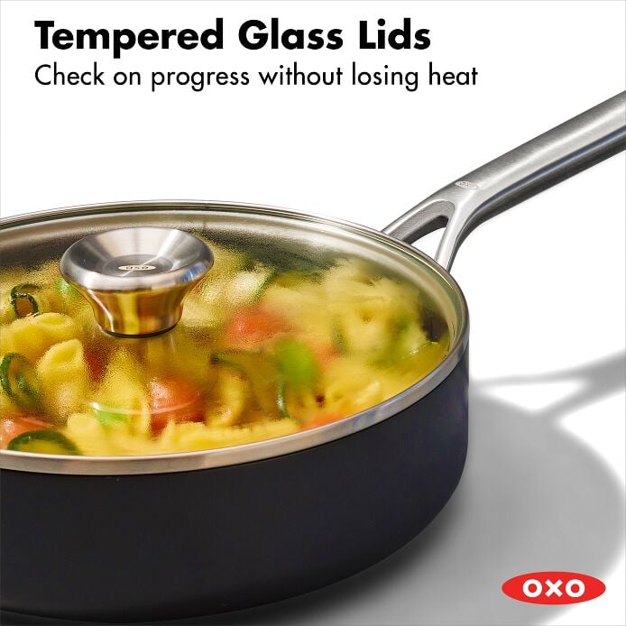 Ceramic Professional Non-Stick 3-Quart Sauté Pan with Lid - Image 6