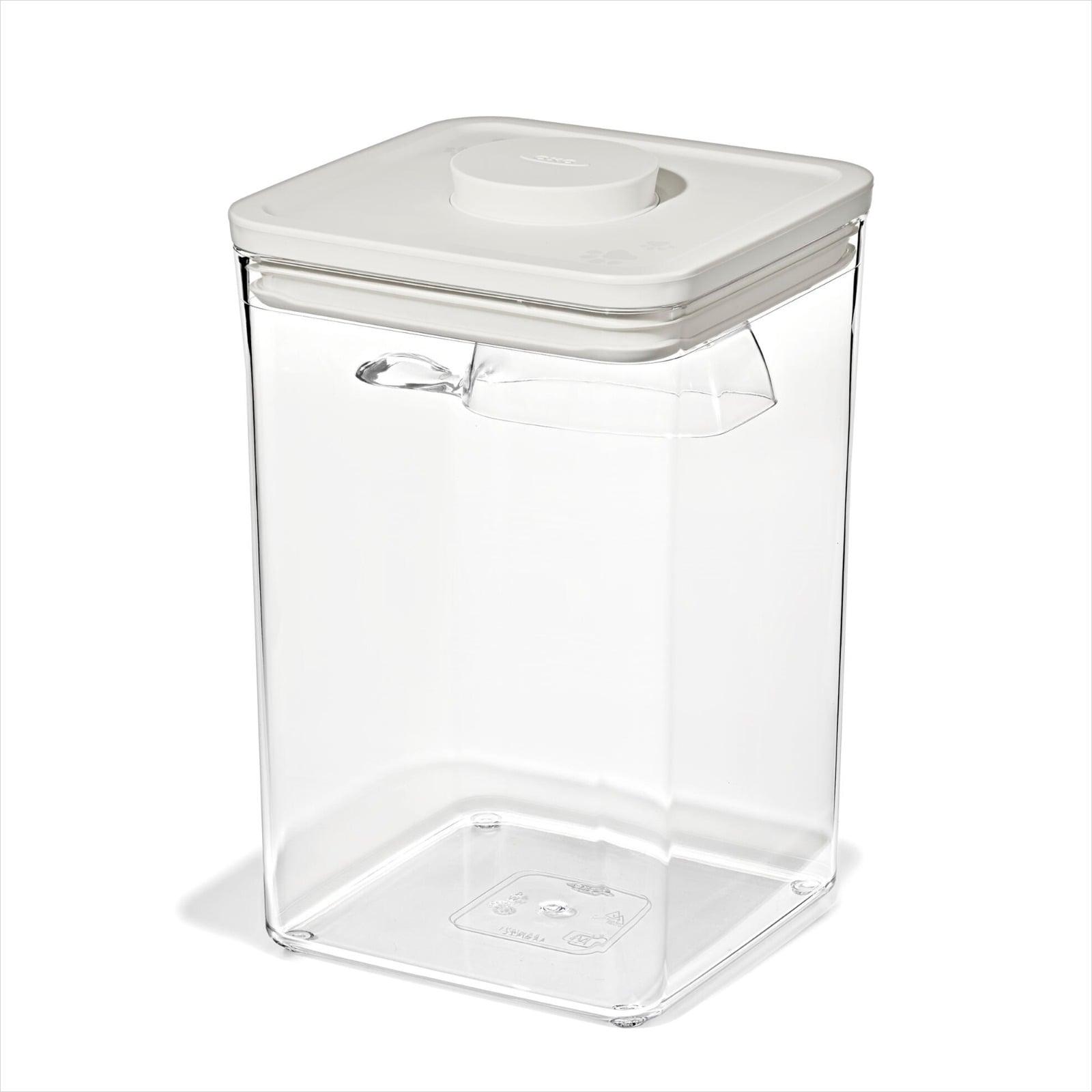 OXO Pet POP Container with Scoop — Big Square Medium — 4.4 Qt/4.2 L