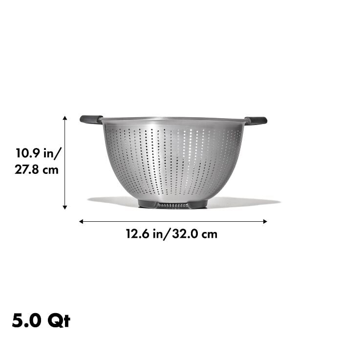 5 Qt Stainless Steel Colander - Image 2