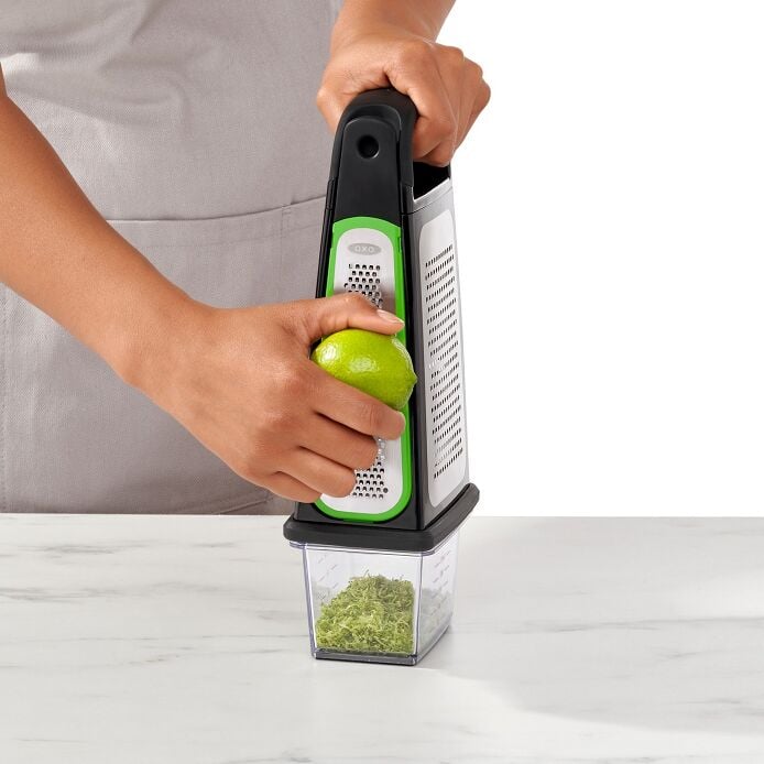 Etched Box Grater With Removable Zester - Image 8