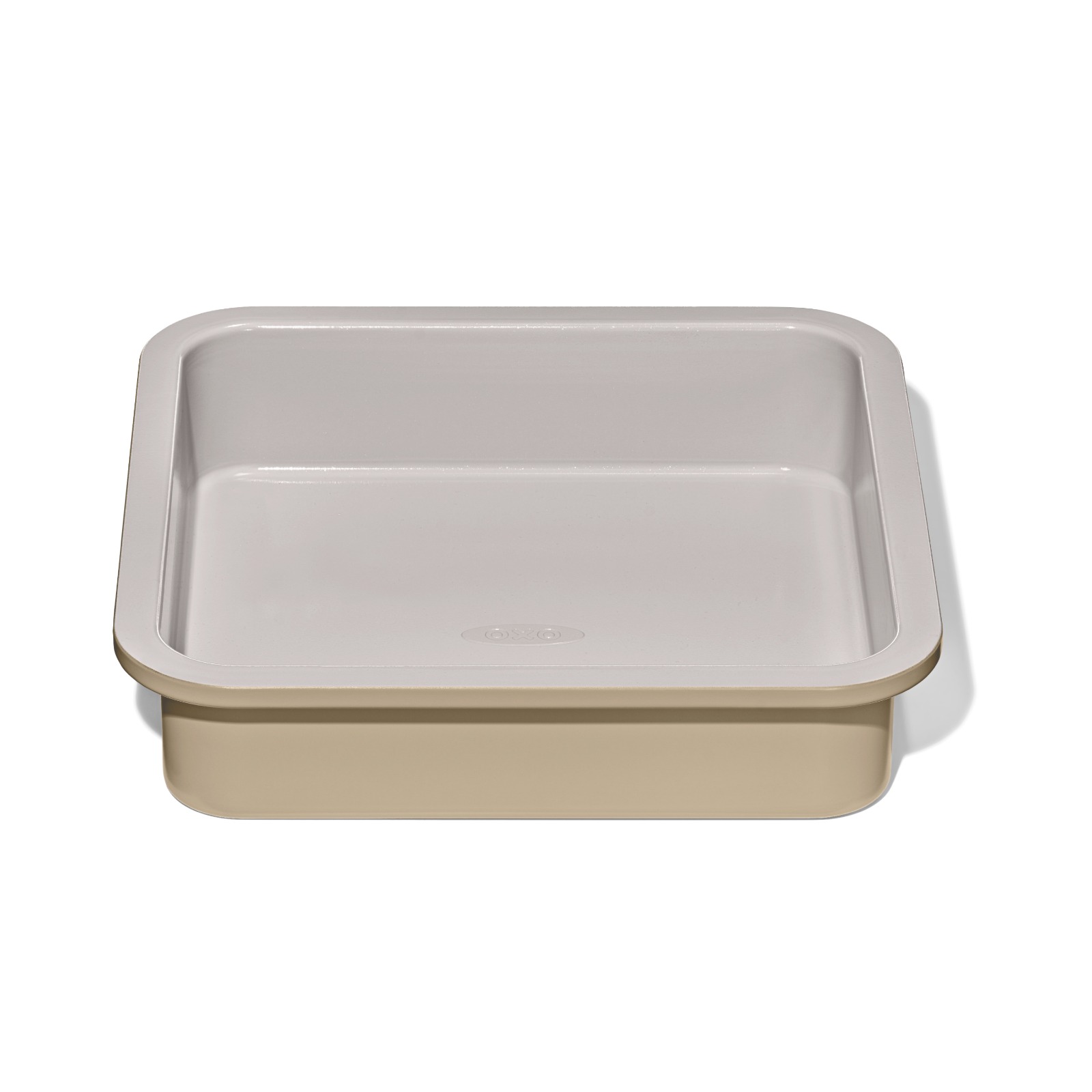 Non-Stick Pro Ceramic Coated Metal Bakeware 9" Square Cake Pan - Biscuit