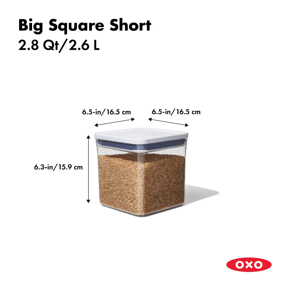 POP Container - Big Square Short (2.8 Qt.) - Image 3
