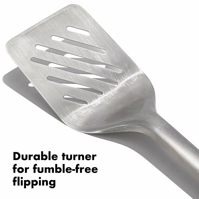OXO Good Grips Grilling Turner and Tongs Set - Image 3