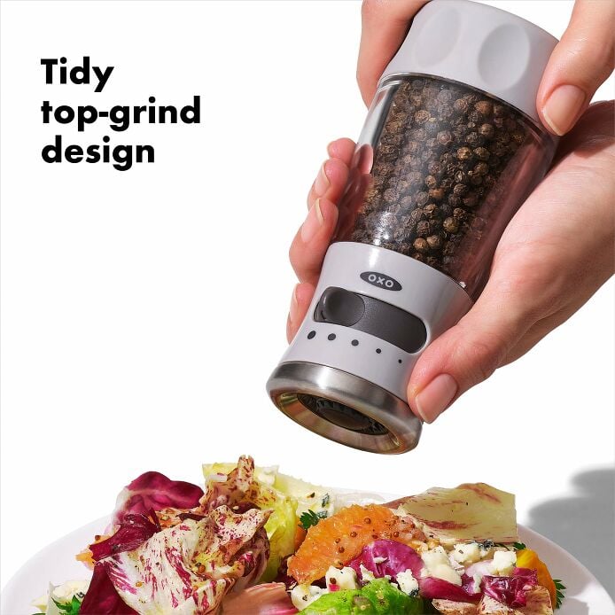 Contoured Mess-Free Pepper Grinder - Image 3